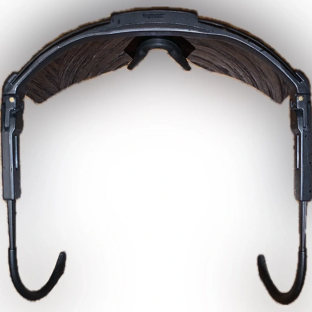 Pit Viper Wrap Around Black Smoke Lens Speckle Shades Glasses
